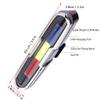 Rear Light, Ultra Bright USB Rechargeable High LED Tail Light Accessories for Cycling Mountain (Red+Blue+White) view 4