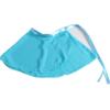 Girls Ballerina Sheer Wrap Ballet Tutu Dress Child Dance Skate Over Scarf Dancewear with Tie Waist Chiffon Dance Skirts, Lt Blue, Free Child view 1