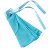 Girls Ballerina Sheer Wrap Ballet Tutu Dress Child Dance Skate Over Scarf Dancewear with Tie Waist Chiffon Dance Skirts, Lt Blue, Free Child view 3