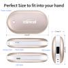 Karecel Rechargeable Hand Warmer, 5200mAh Double-Sided Instant Heating Electric Hand Warmer Power Bank, Up to 11Hrs, USB Portable Handwarmer Pocket Heater, Tech Gifts for Men Women, Winter Essentials view 2