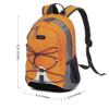 10L Small Hiking Backpack for Kids Ages 3-6 Girls Boys Under 4 feet, Mini Waterproof Outdoor Sport Travel Camping Daypack (Orange) view 2