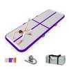 EZ GLAM Air Mat Track Inflatable Gymnastics Tumbling Mat with Electric Air Pump for Cheerleading/Practice Gymnastics/Beach/Park/Home use (10ftx3.3ftx4in(3x1x0.1m), purple) view 1