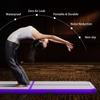 EZ GLAM Air Mat Track Inflatable Gymnastics Tumbling Mat with Electric Air Pump for Cheerleading/Practice Gymnastics/Beach/Park/Home use (10ftx3.3ftx4in(3x1x0.1m), purple) view 4