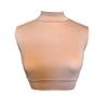 AMAL Muslim Fake Collar Hijab Extensions Neck Cover Under Top USA (Light Beige, 2XL) view 1