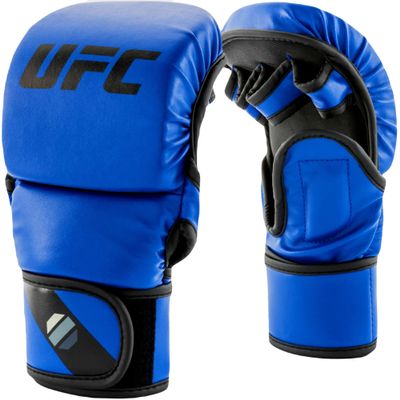 UFC 8oz MMA Sparring Gloves - SM/Med - MMA Gloves, Blue, Small/Medium