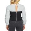 1.STATE Mixed Media Top (M, Rich Black) view 2