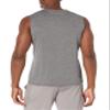 Amazon Essentials Men's Tech Stretch Muscle Shirt, -black heather, Medium view 2