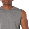 Amazon Essentials Men's Tech Stretch Muscle Shirt, -black heather, Medium view 3