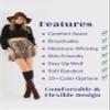 Hugh Ugoli Women's Rayon Knee High Socks | Comfort Seam Long Dress Socks, Soft & Lightweight | 4 Pairs, Dark Brown, Shoe Size: 8-11 view 4