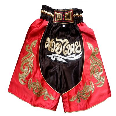 Nakarad Kid Muay Thai Boxing Shorts 2 Years Old - 10 Years Old (RED, S)
