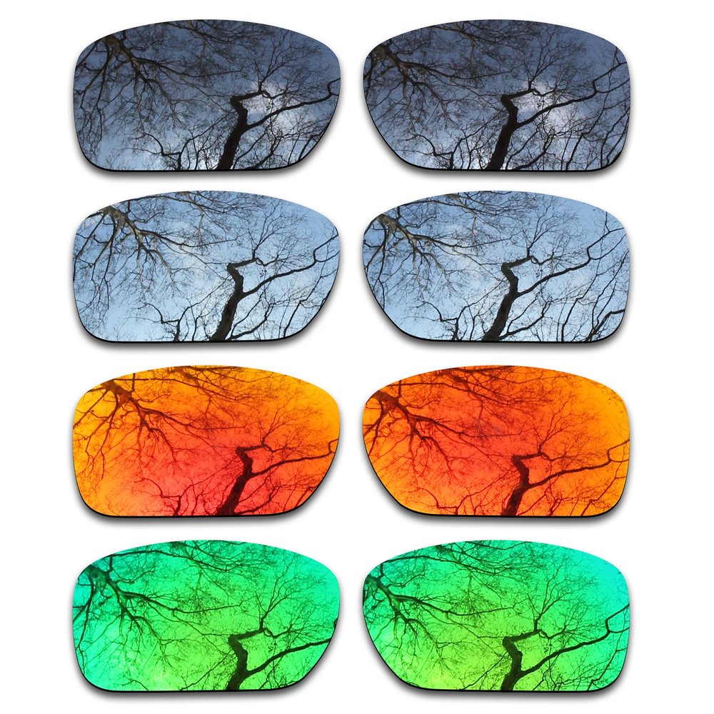 ToughAsNails Set of 4 Polarized Replacement Lenses for Oakley Turbine OO9263 Pack-BSFE2