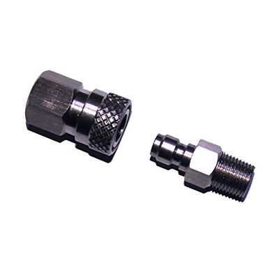 Outdoor Guy Paintball Quick Disconnect Male & Female Set New Q/D (Stainless-Steel, 1 PCS)