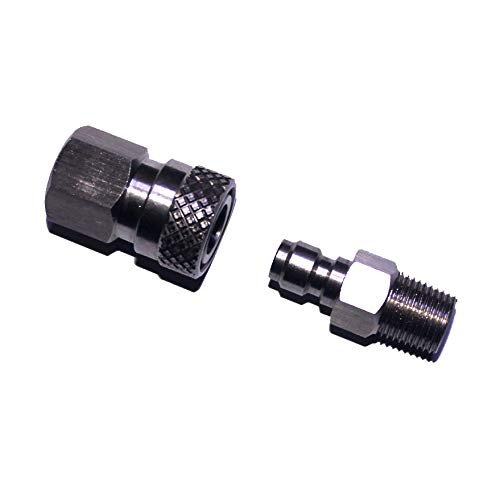 Outdoor Guy Paintball Quick Disconnect Male & Female Set New Q/D (Stainless-Steel, 1 PCS)