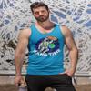 Men Custom Tank Top Add Your Text Personalized Men Tank Tops Sapphire view 2