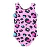 Agoky Girls One-Piece Leopard Print Ballet Dance Unitard Gymnastics Leotards Biketard Tumbling Dancing Outfit Swimwear Pink 8-10 Years view 4