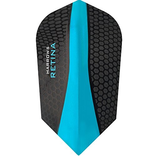 Harrows Retina Dart Flights - 100 Micron - Extra Strong - Slim - 1 Set (3) (Blue)
