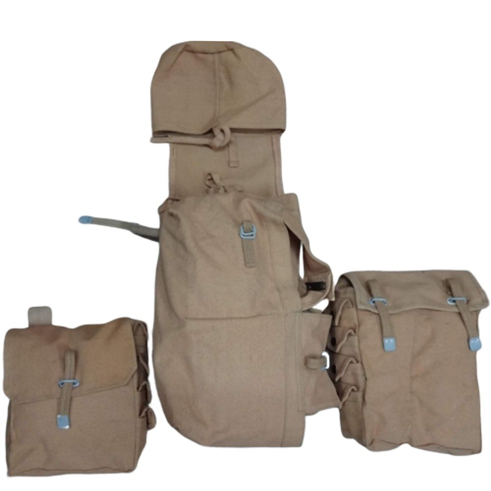 warreplica German WWII Engineer Assault Pack - Backpack with Pioneer Pouches - Khakhi - Reproduction