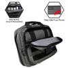 Exos Double Pistol Case - Tactical Double Soft Pistol Gun Bag - Handgun Carrying Case with Compartments - Hand Gun Storage Bag with MOLLE Webbing and Padded Interior - Designed in USA (Gray) view 2
