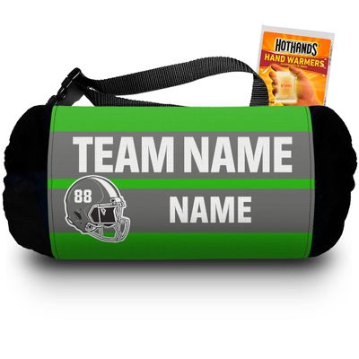 Sportwaves Custom Football Hand Warmer for quarterbacks, Players and boosters (Green)
