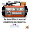 Custom Football Hand Warmer for Quarter Back, Players and boosters (Orange) view 2