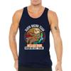 Men Custom Tank Top Add Your Text Personalized Men Tank Tops Navy view 3
