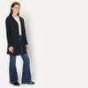 Amazon Essentials Women's Relaxed-Fit Ultra-Lightweight Open-Front Cardigan, Black, Small view 3