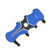 MILAEM 4 Adjustable Straps Arm Guard Archery Arm Protector for Outdoor Hunting Shooting (Blue)