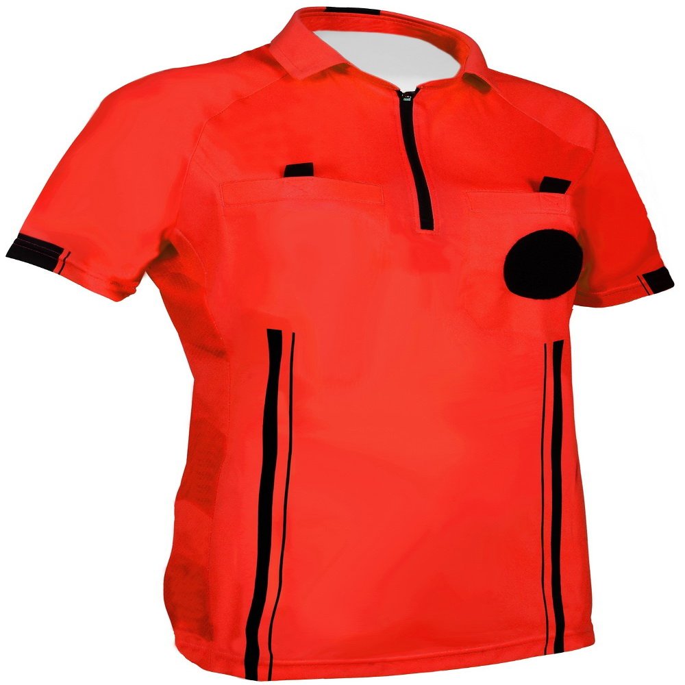 New! Women's 2018 Soccer Referee Jersey (Red, XS (Chest: 32-34"))