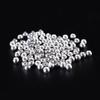 ANGLER DREAM Fly Tying Beads 100 PC/LOT Tungsten Beads Nymph Head Ball Fly Tying Materials (Silver, 3.5mm,100pcs)