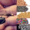 ANGLER DREAM Fly Tying Beads 100 PC/LOT Tungsten Beads Nymph Head Ball Fly Tying Materials (Silver, 3.5mm,100pcs) view 4