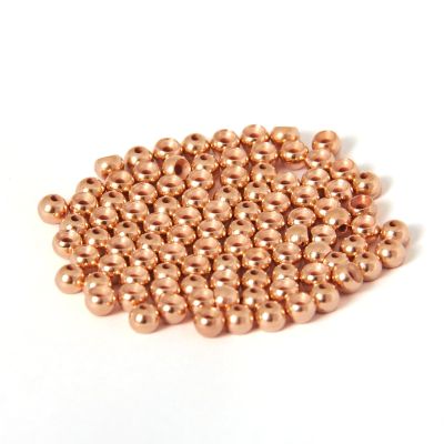 ANGLER DREAM Fly Tying Beads 100 PC/LOT Tungsten Beads Nymph Head Ball Fly Tying Materials (Copper, 2.0mm,100pcs)