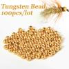 Angler Dream Fly Tying Beads 100 PC/LOT Tungsten Beads Nymph Head Ball Fly Tying Materials (Gold, 4.0 mm,100pcs) view 2