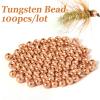 ANGLER DREAM Fly Tying Beads 100 PC/LOT Tungsten Beads Nymph Head Ball Fly Tying Materials (Copper, 3.8mm,100pcs) view 2