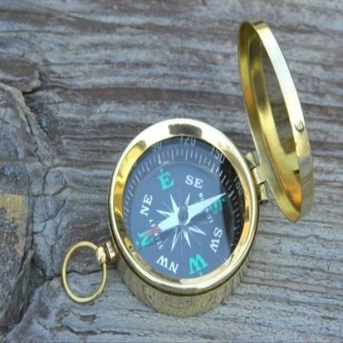 Mahira Nautical Lot of 10 Brass Working Lid Compass 2 inch Nautical Compass Gift Maritime
