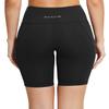 baleaf Biker Shorts for Women Workout Yoga Gym Spandex Running Volleyball Tummy Control Compression with Pockets 8" Black XXXL view 2