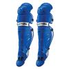 Easton PRO X Baseball Catchers Leg Guards, Intermediate, Royal/Silver, 8064961 view 1