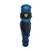 Easton PRO X Baseball Catchers Leg Guards, Intermediate, Royal/Silver, 8064961 view 2