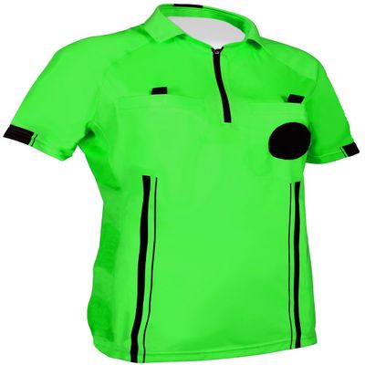 New! Women's 2018 Soccer Referee Jersey (Green, XS (Chest: 32-34"))