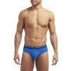 Evolve Men's Cotton Stretch No Show Brief Underwear Multipack view 2