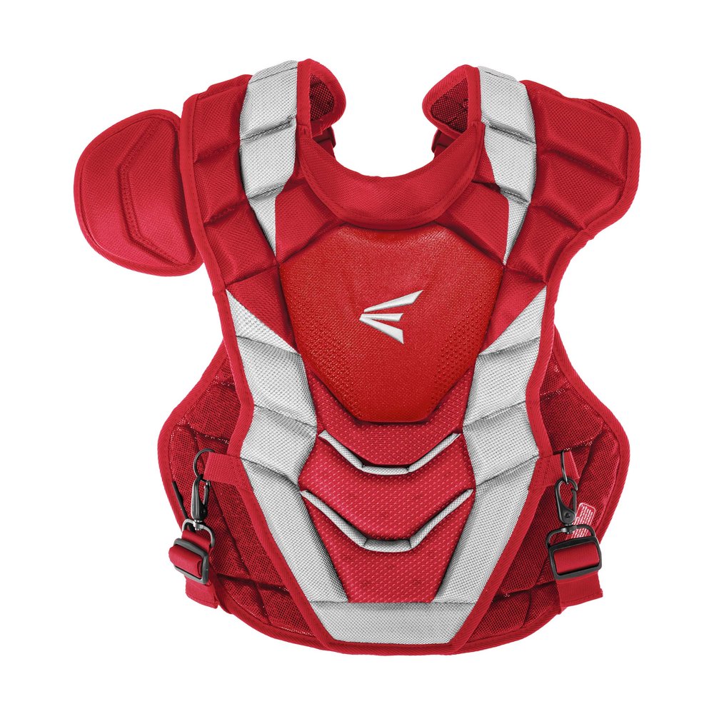 Easton Pro x Catcher Chest Protector Pro-X Cp INT RD/Sl, Red/ Silver, Intermediate