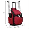 Easton | TRAVELER STAND-UP Wheeled Equipment Bag | Red view 3