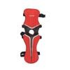 MILAEM 4 Adjustable Straps Arm Guard Archery Arm Protector for Outdoor Hunting Shooting (Red) view 3