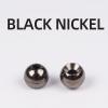 ANGLER DREAM Fly Tying Beads 100 PC/LOT Tungsten Beads Nymph Head Ball Fly Tying Materials (Black Nickle, 3.5mm,100pcs) view 3