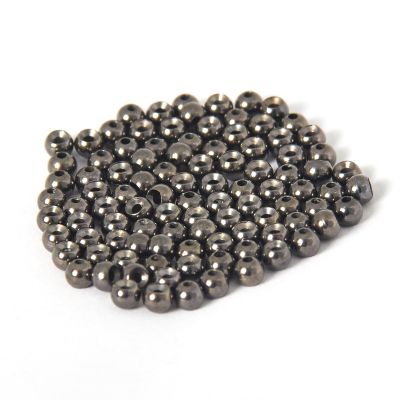 ANGLER DREAM Fly Tying Beads 100 PC/LOT Tungsten Beads Nymph Head Ball Fly Tying Materials (Black Nickle, 2.0mm,100pcs)