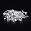 ANGLER DREAM Fly Tying Beads 100 PC/LOT Tungsten Beads Nymph Head Ball Fly Tying Materials (Silver, 2.0mm,100pcs)