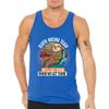 Men Custom Tank Top Add Your Text Personalized Men Tank Tops Royal view 3