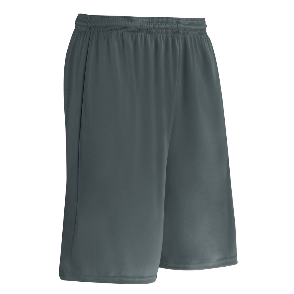 CHAMPRO Women's Standard Clutch Basketball Shorts, Charcoal, X-Small