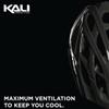 Kali Protectives Chakra Solo Half Size Cycling Helmet, Solid Blue, S/M view 4