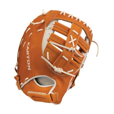 Easton Professional Fastpitch Collection Baseball Glove, Right Hand Throw, 13", Midnight Brown, 1st Base Mitt