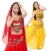 5 Pcs Chiffon Pepper Shape Women Belly Dance Costumes, Fashion Ladies Belly Dancing Girls, Indian Dance Costumes (RED) view 2